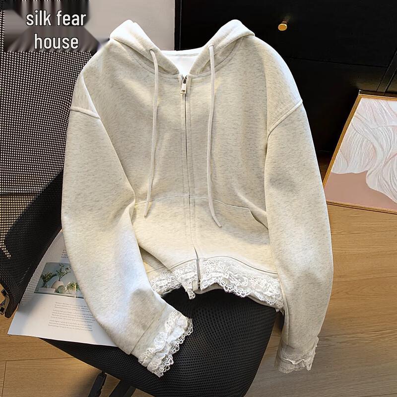 

Cypress She Женская куртка с капюшоном и кружевной отделкой One Size