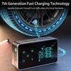 18000mAh Car Tire Inflator With LED Emergency Lights Portable Air Compressor Tire High-Pressure Pump With LED Display With Touch Screen