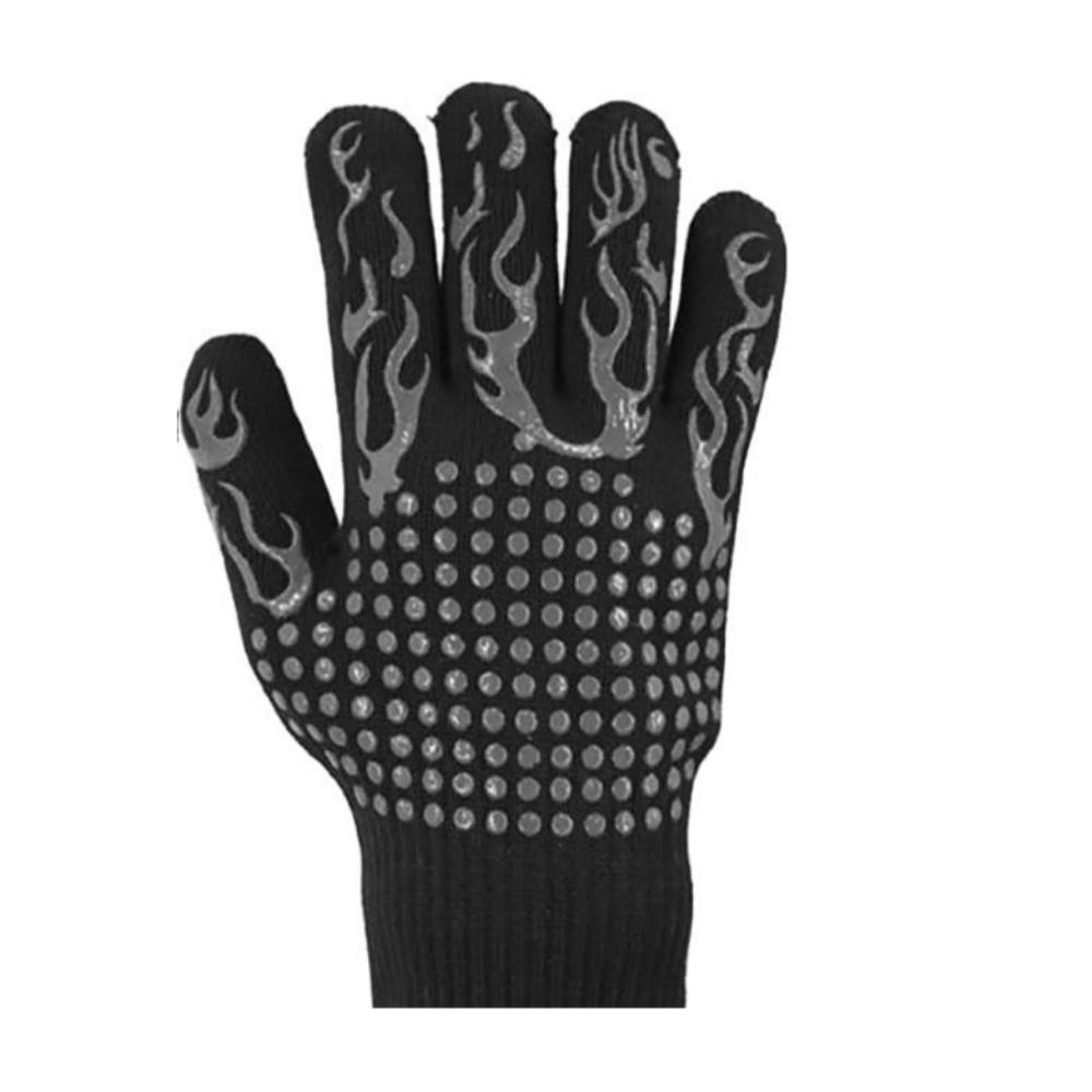 1pc Universal Insulation Fireproof Gloves Anti-Slip Heat-Resistant Barbecue Oven Gloves Fireproof Kitchen Cooking Gloves