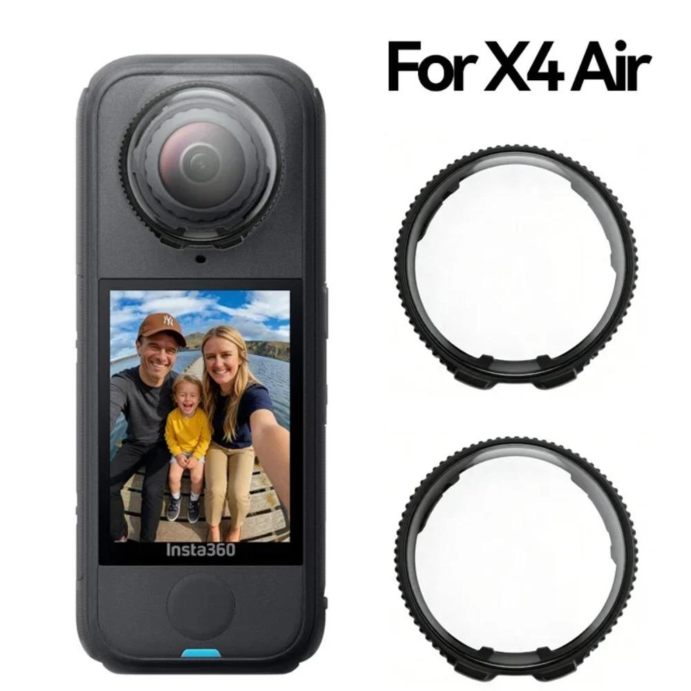 Anti Scratch Waterproof Lens Protector Cap Quick Detach Shockproof Transparent Lens Guard Camera Accessory For Insta360 X4 Air Pocket Action Camera
