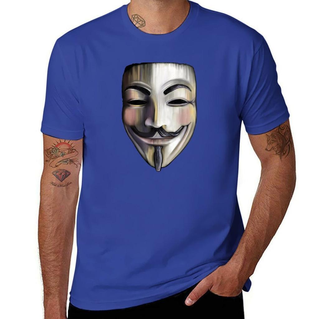 Guy Fawkes Mask Tshirt Blouse Sublime Animal Prinfor Boys Tees Clothes For Unisex