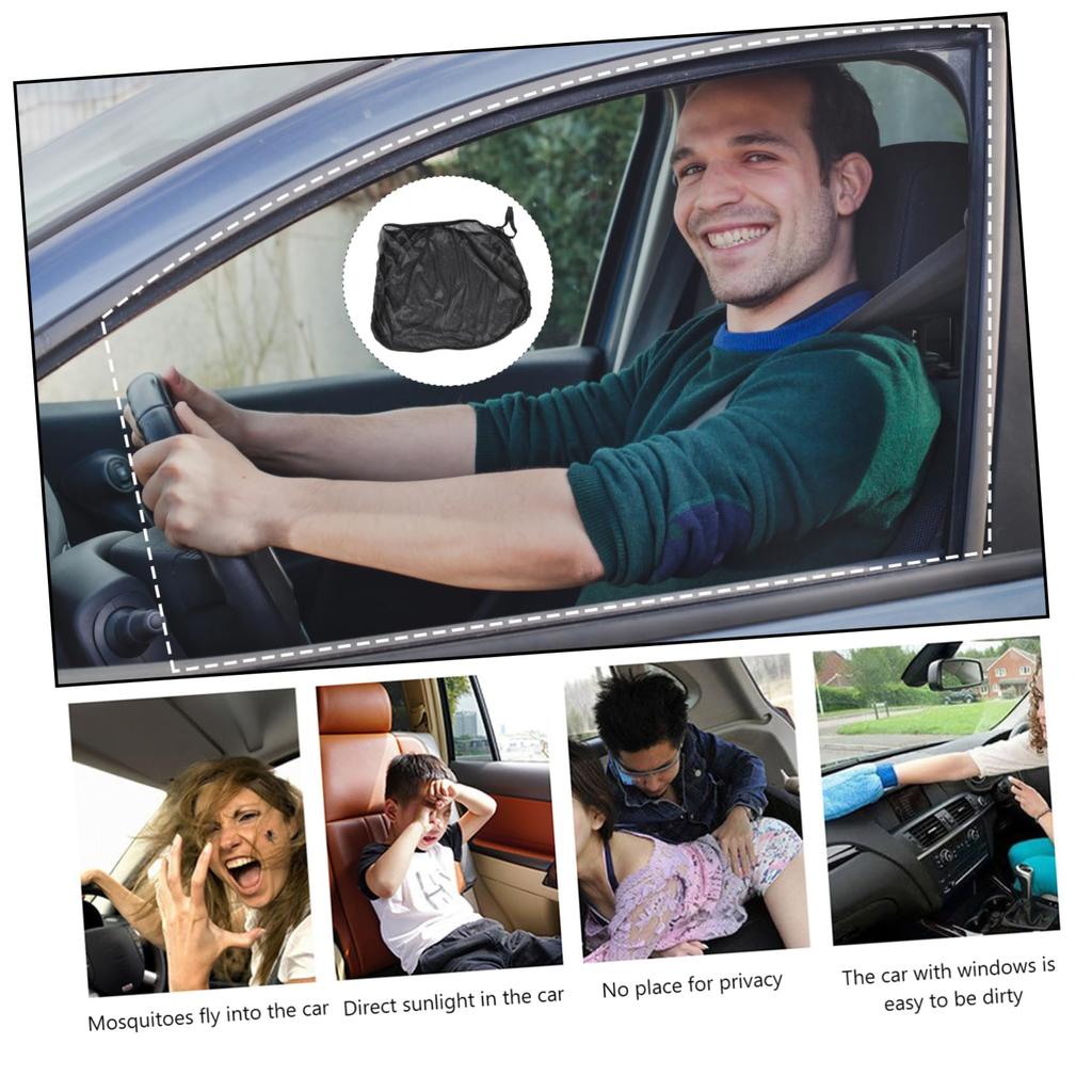 Baluue 2pcs Car Window Shade Car Window Visor for Car Window Shade Visor Shade