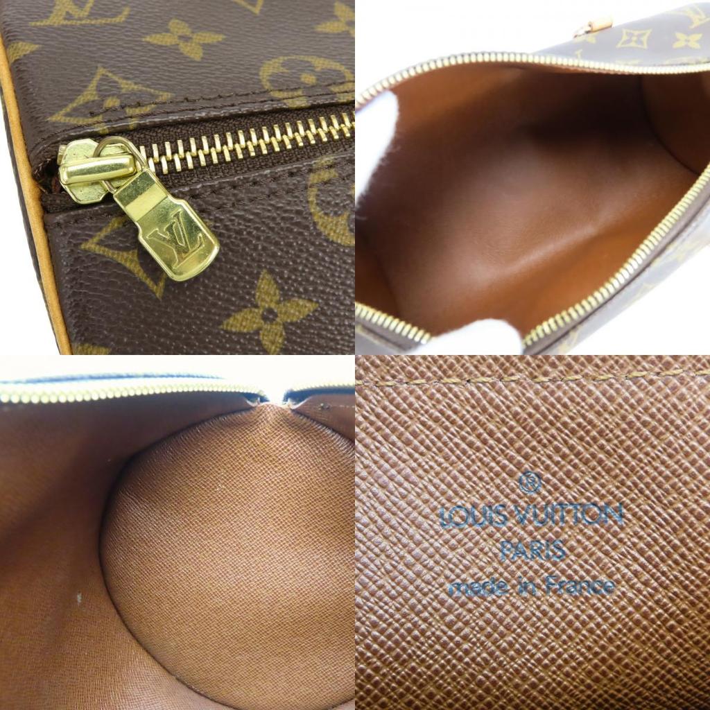 Used LOUIS VUITTON Handbag Papillon 26 M51386 Monogram/Nume leather Brown Everyday use