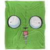 Invader Zim Silky Face Gir Supersoft Blanket