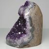 stone Natural Mineral Amethyst Cluster Uruguay Crystal [N2 Natural] (Amethyst Geode) - - (66 "One-of-a-kind" Approx. 1450g, 121x93x104mm)