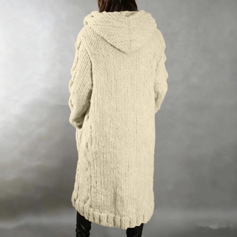 Europäischer & Amerikanischer Damen Plus Size Strickjacke Pullover Mantel - Neue Mode Strickwaren 2026