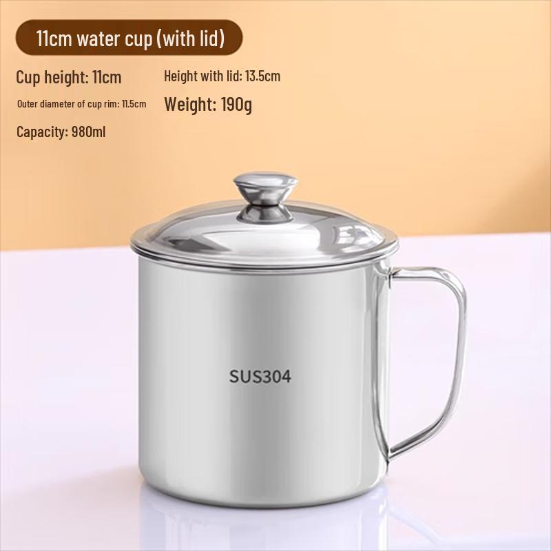 Lainuo 304 Stainless Steel Tea Mug with Lid