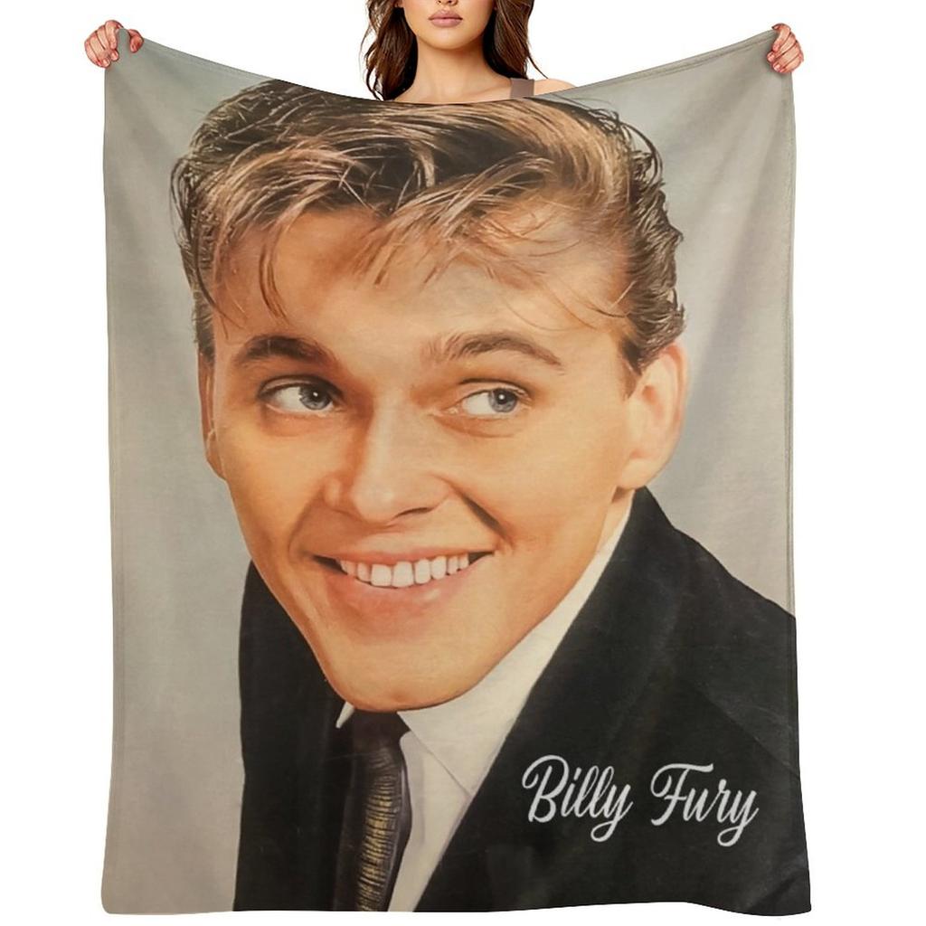 Billy Fury Throw Blanket Personalized Gift blankets ands decorative Comforter Blankets