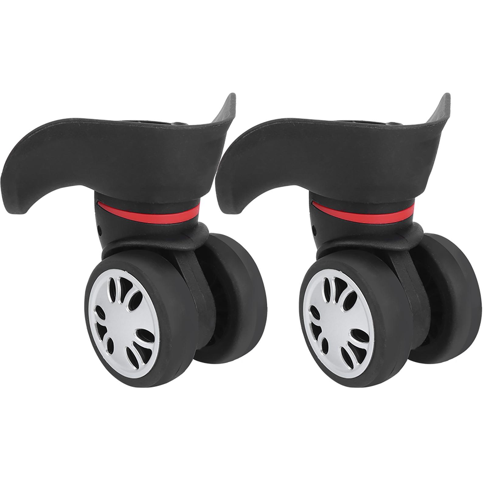 

Pair Suitcase Wheel Luggage Carry on Replacement Accessory Outdoor Supplies