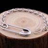 S925 Silver Japanese And Korean Version Men 'S And Women 'S Simple Fashion Creative S -Type Eagle Beak Hook Pin Brooch Type 0 Bracelet