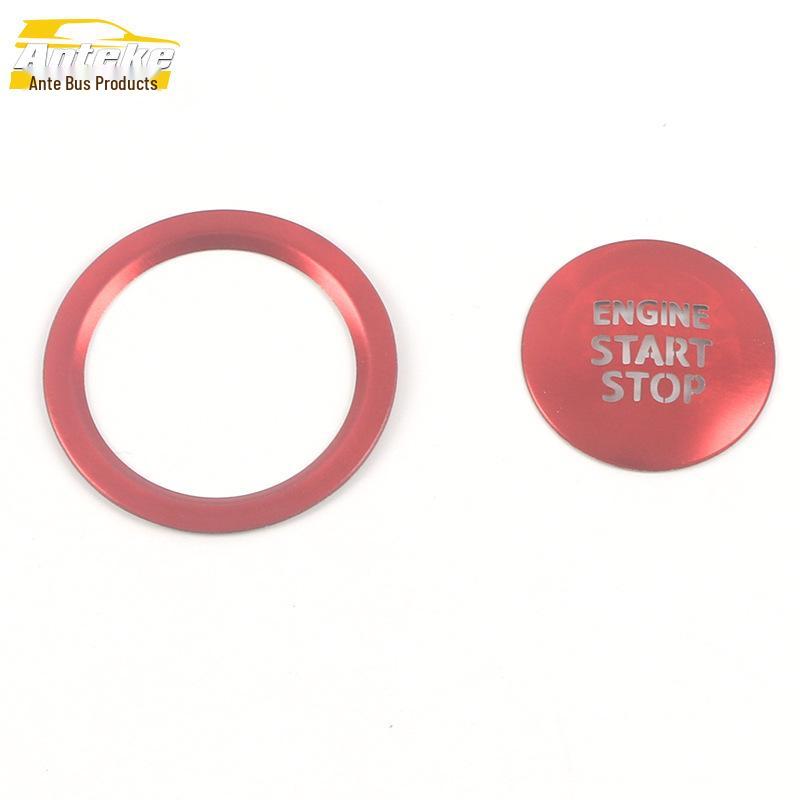 Camry 2021 Key Start Button Sticker & Aluminum Alloy Lighter Button Accessory