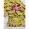Beautiful Floral Embroidery all Over The Saree