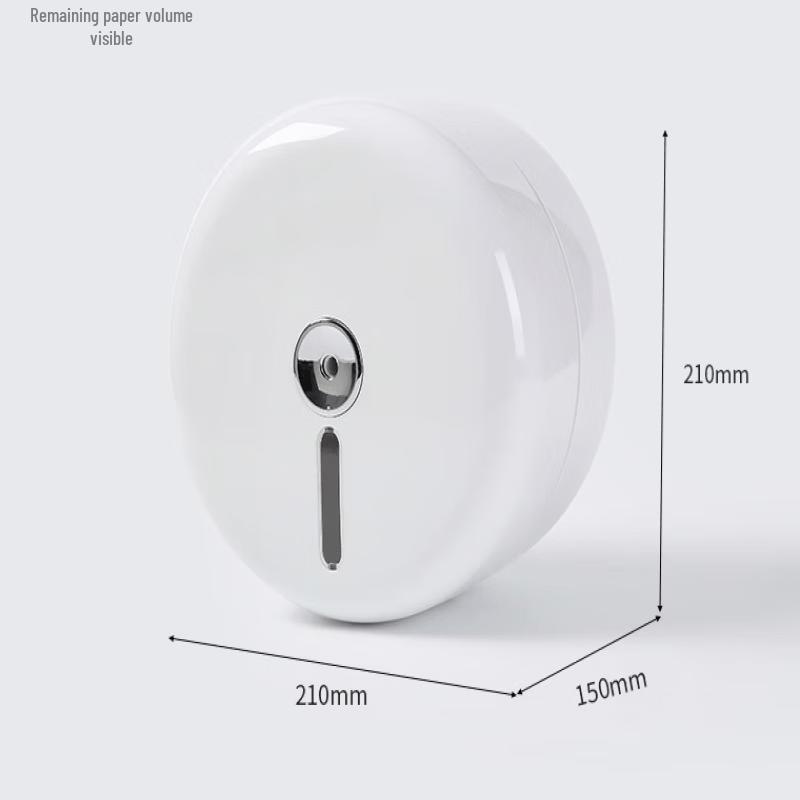 Waterproof Wall-Mounted Bathroom Tissue Box with Storage