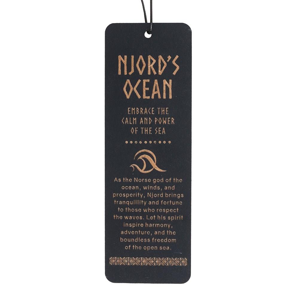 Something Different Njord's Ocean Wooden Bookmark