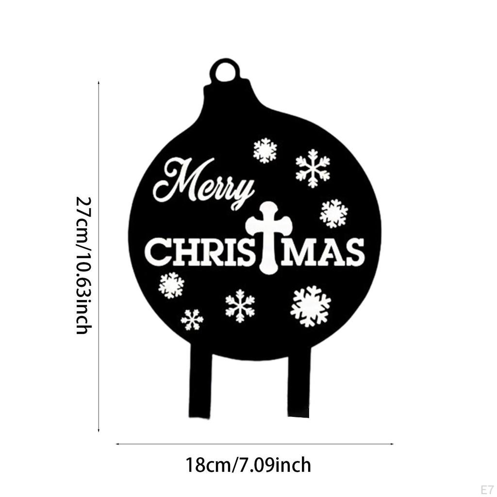 Christmas Garden Signs, Hollow Stake Decoration, Lawn Sign, Sign for Wedding,