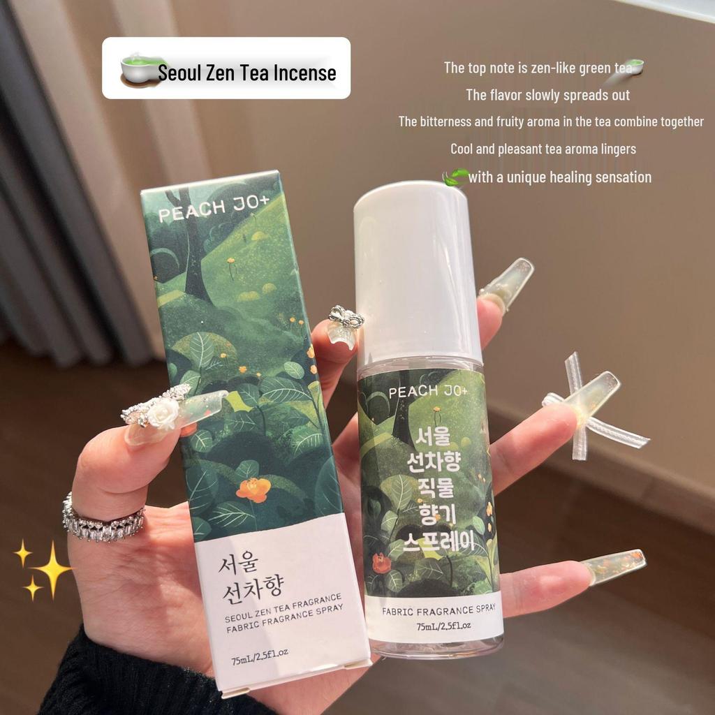 PEACH JO+ Korean Camellia Orange Zen Tea Clothing & Body Deodorizing Spray for Men and Women