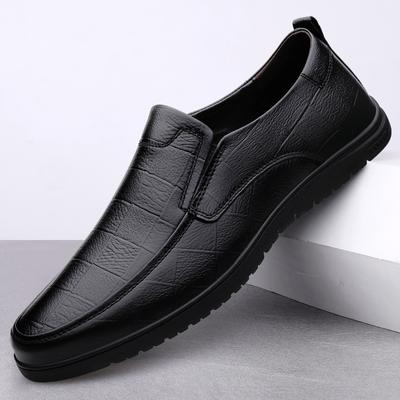 Luxusmarke Einfache Herren-Slipper Weiche Mokassins Hohe Qualität Echtes Leder Herren Freizeitschuhe Elegante Business-Fahrschuhe