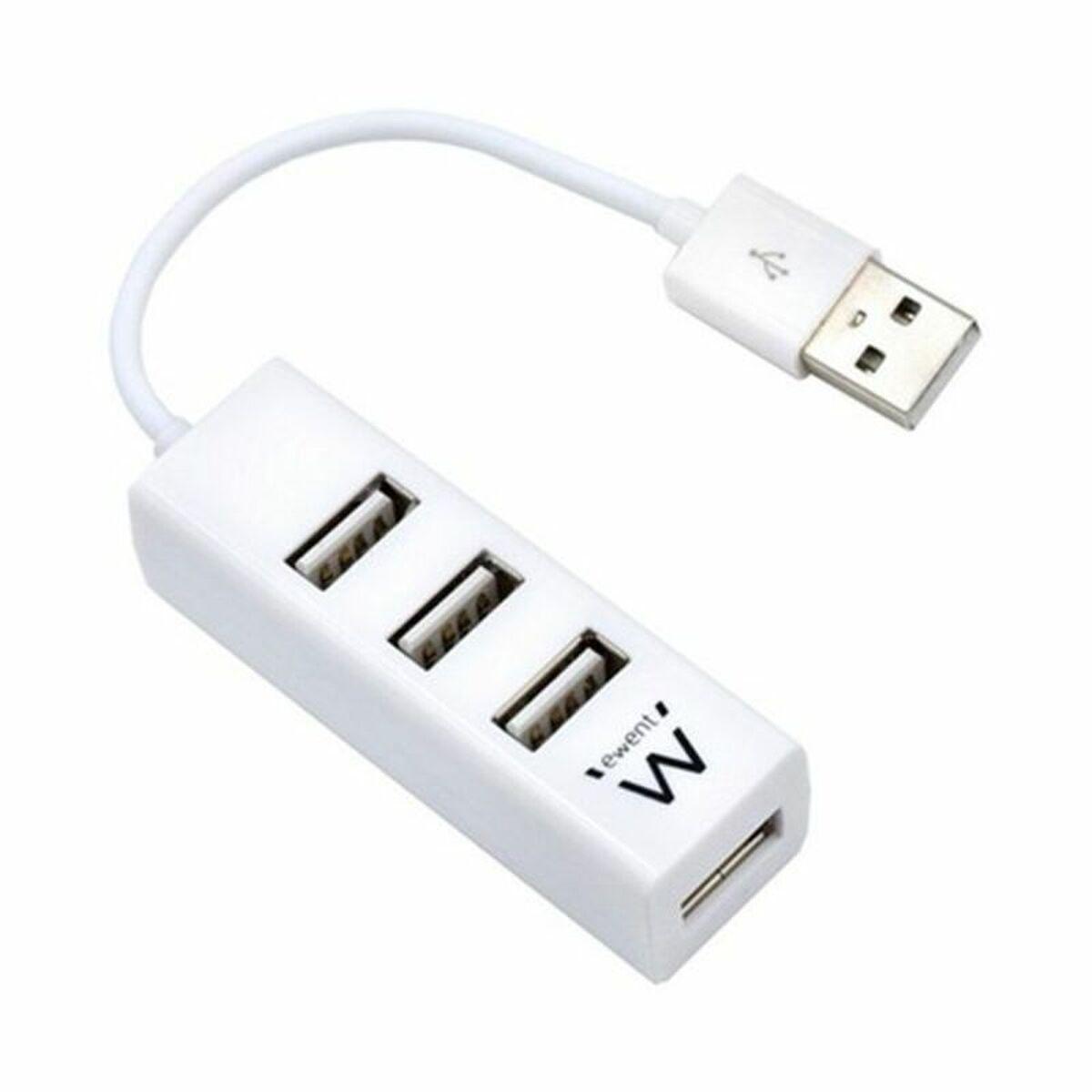 

USB-концентратор Ewent AAOAUS0134 Белый