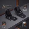 3D Printer Door Hinge Kit Replacement for Snapmaker U1 3D Printer 180 270 Degree Aluminum Alloy Door Hinge