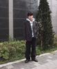 STUDIO TOMBOY [Men] Wide Straight String Denim Pants_Black 9155362131