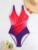 Women Brazilian Bikini Set Swimwear Halter Vest Tops Swimsuit Beach Bathing Suit Women's One-piece Swimsuit Sexy Rainbow  Beach One-piece Swimwear