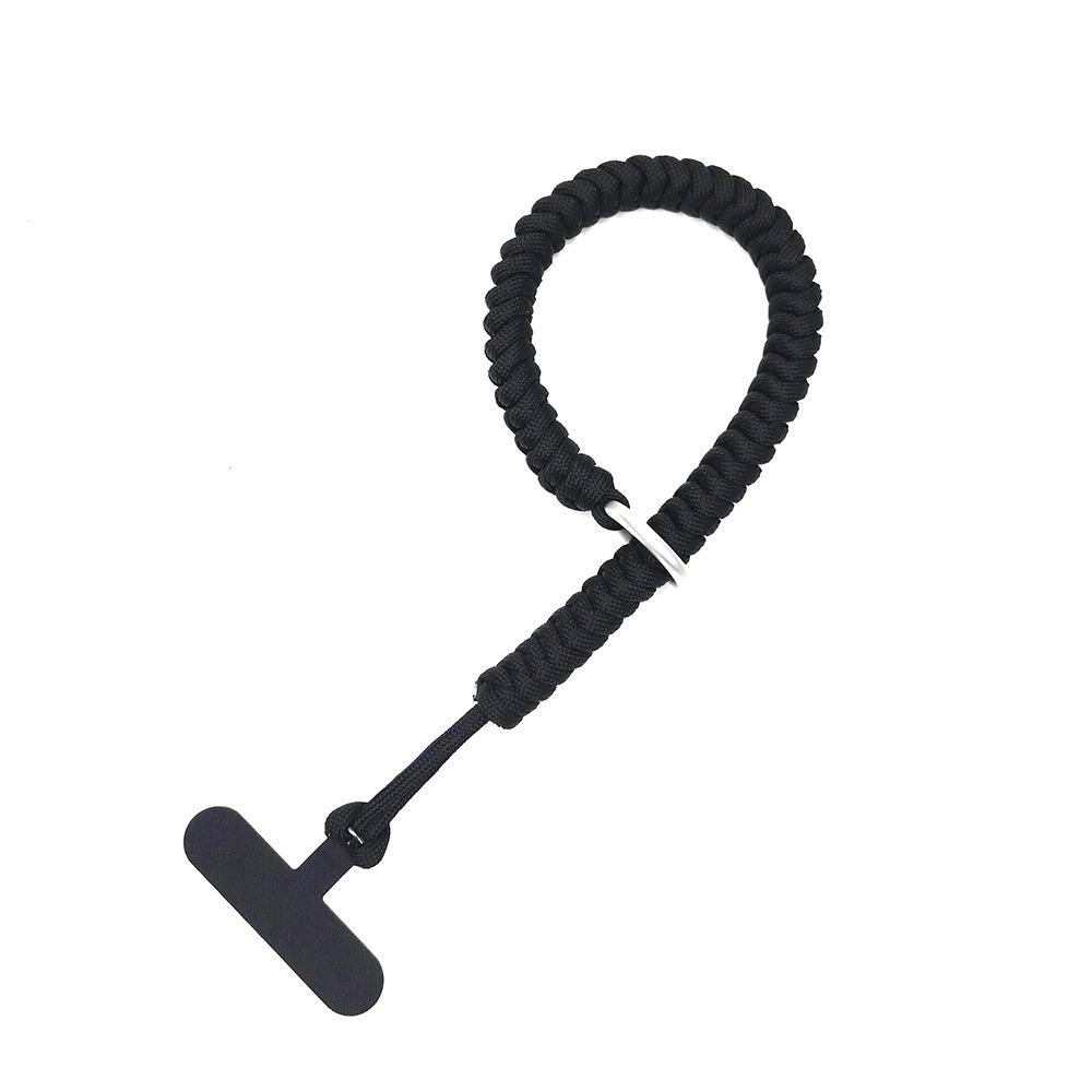 

Anti-lost Mobile Phone Wristband Round Rope Cellphone Lanyard Mobile Phone Strap Accessories чёрный
