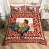 Farm 3D chicken Duvet Cover Rooster Goose Duck for Kid Teen women men gifts Farmhouse Animals for bedroom decorations Queen king