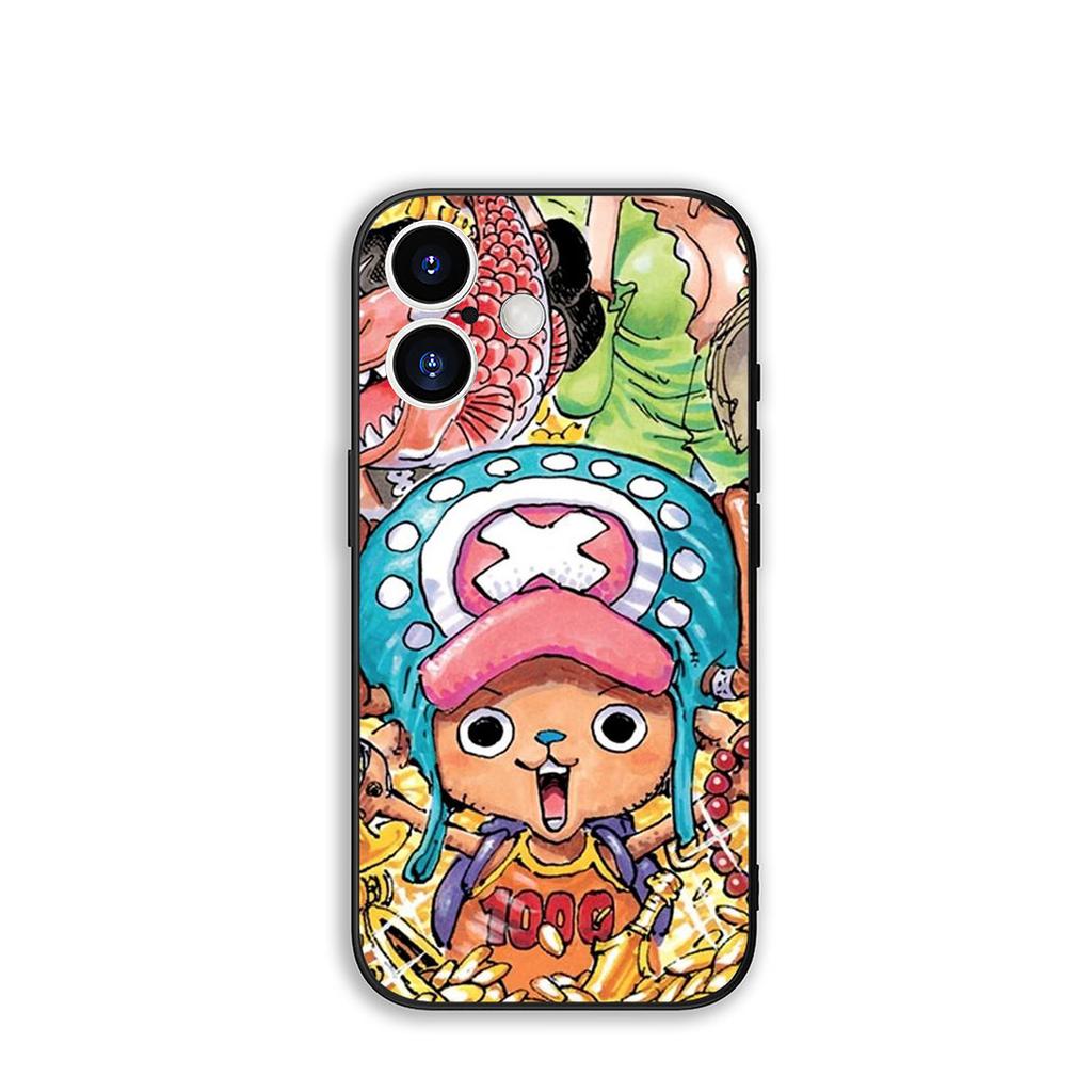 for Apple iPhone 17 16 15 11 Pro XS Max XR 6 7 8 Plus + SE 2020 5 16E Phone Cover Case Anime ONE PIECE Tony Chopper