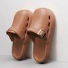 Fashion Kidmi Men And Women Sandals Summer Fashion EVA Slide Indoor Breathable Non-slip Light Slippers Closed-toe Outdoor Beach Slippers