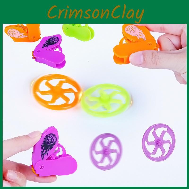 Toy Gyroscope Rotating For Kids Desk Battle Game Durable Handoperated Plastic