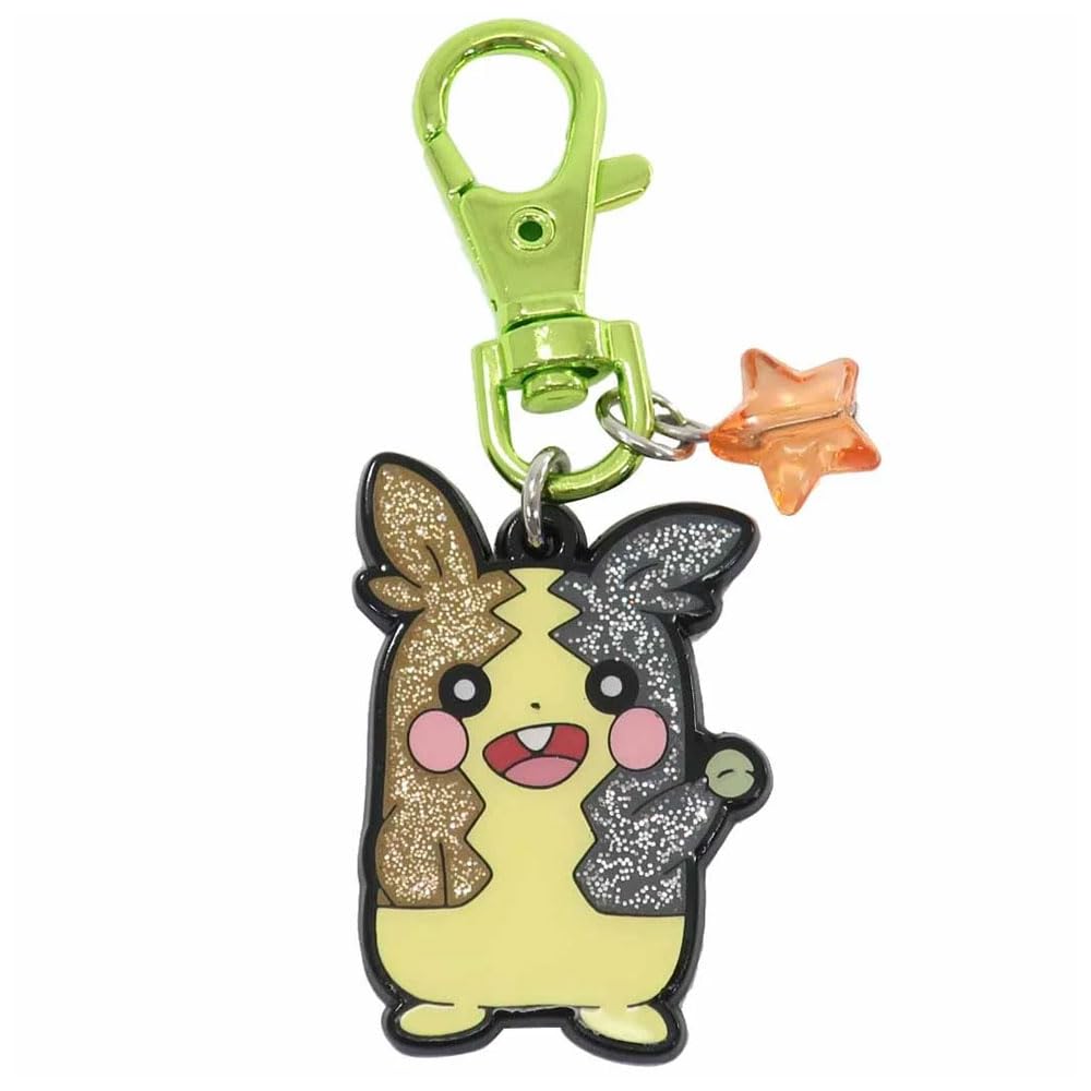

SK Japan Pokemon Сверкающий металлический брелок Морпеко 15029 Желтый Маленький