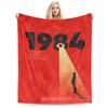 1984 Book Cover Blanket for All Seasons Blanket Lunch Break Throw Gift