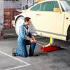 Low Profile Jack, Hydraulic Racing Floor Jack, 8-38cm Lifting Range, 2.5 Ton Capacity, Red