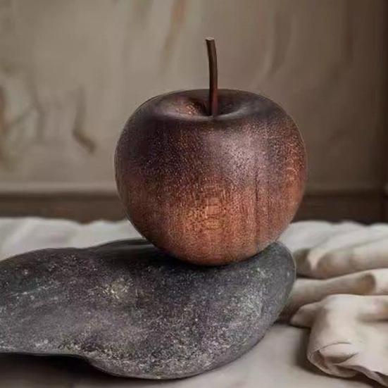 Mini Holz Fruchtförmiger Ätherisches Öl Diffusor Tragbarer Lufterfrischer Rustikaler Auto Aromatherapie Diffusor für Auto Haus Schlafzimmer Büro Schreibtisch Sauna Yoga