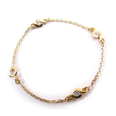 [F0175] - Gold Plated Bracelet 'Câlin'