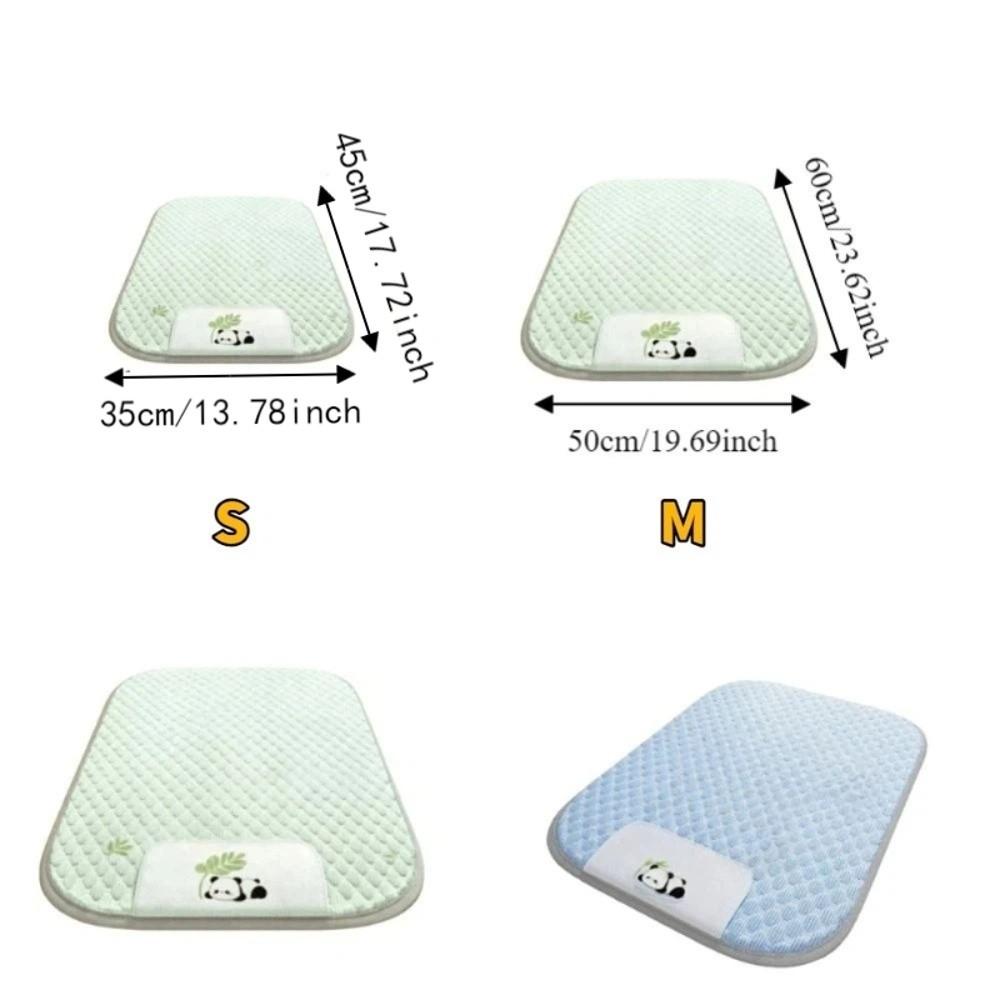 Soft Dog Cool Mat Anti-slip Pet Sleep Mat Cartoon Dog Bed Pad  for Cats and Dogs