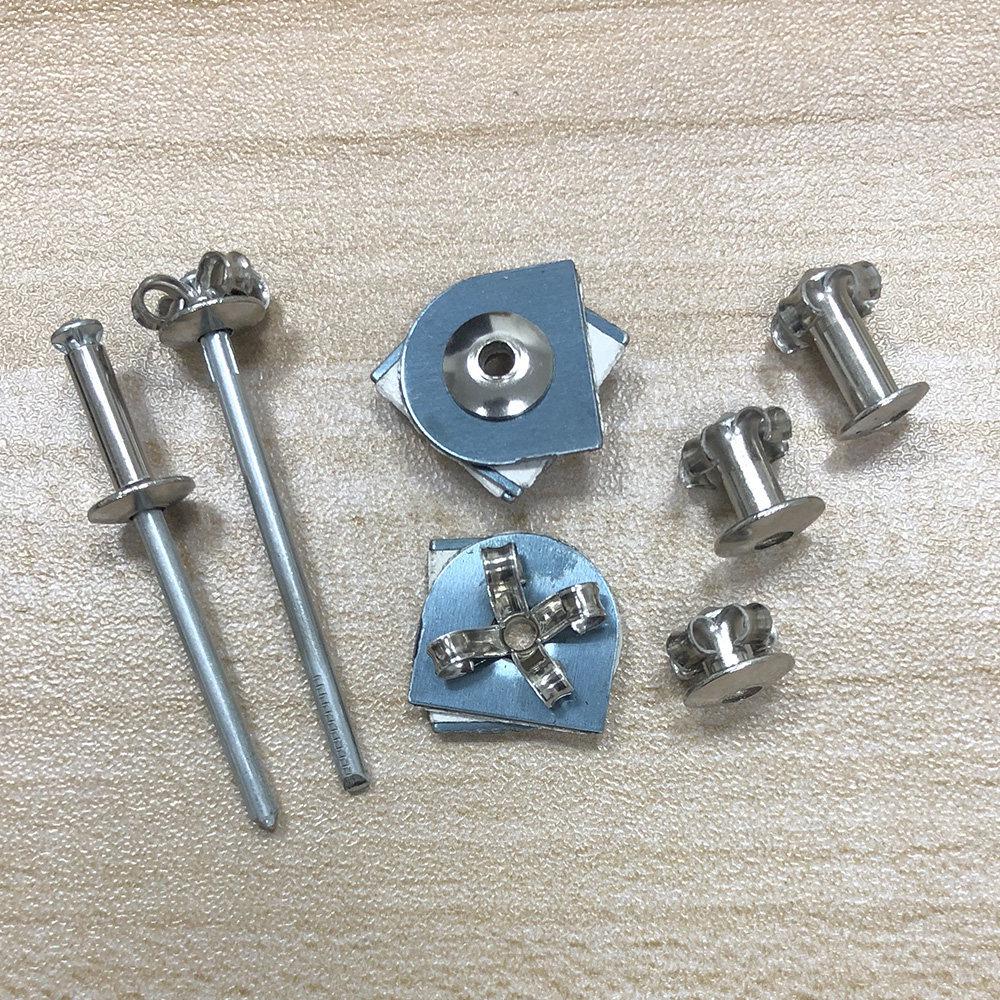 304 Stainless Steel Decorative Rivets, Round Head, for Wine Boxes and Sword Shaped Nails 4*16-12 Stainless Steel Pop Rivets 20 pcs