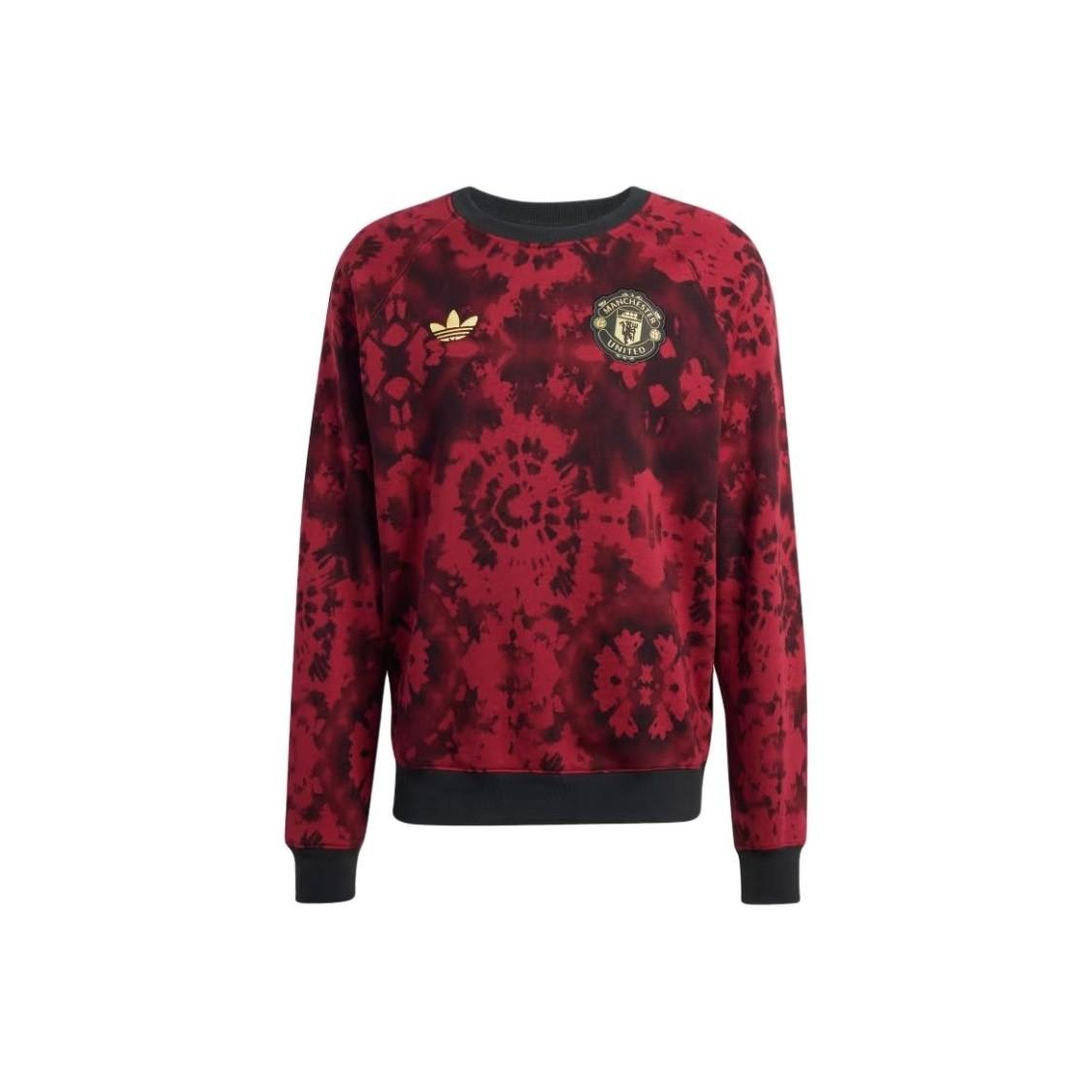 adidas Fashion Versatile Pullover Soccer Long-Sleeve Sweatshirt Men’s Patterned L