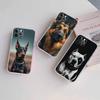 Rottweiler Doberman Guard Dog Phone Case for Motorola Edge 20 30 S30 40 50 Fusion Lite Plus Pro Ultra Neo One Action Zoom Hyper Power Macro Vision