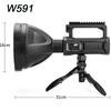 Rechargeable Searchlight Outdoor Waterproof High Power Lighting Flashlight 8000 Ma Large Capacity