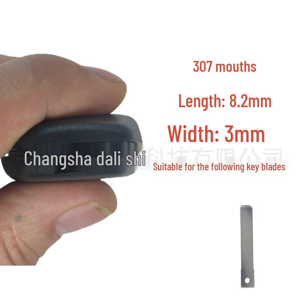 Renault 2-3 Button Remote Key Shell Replacement with 307 Blade Keyless Chip Interface