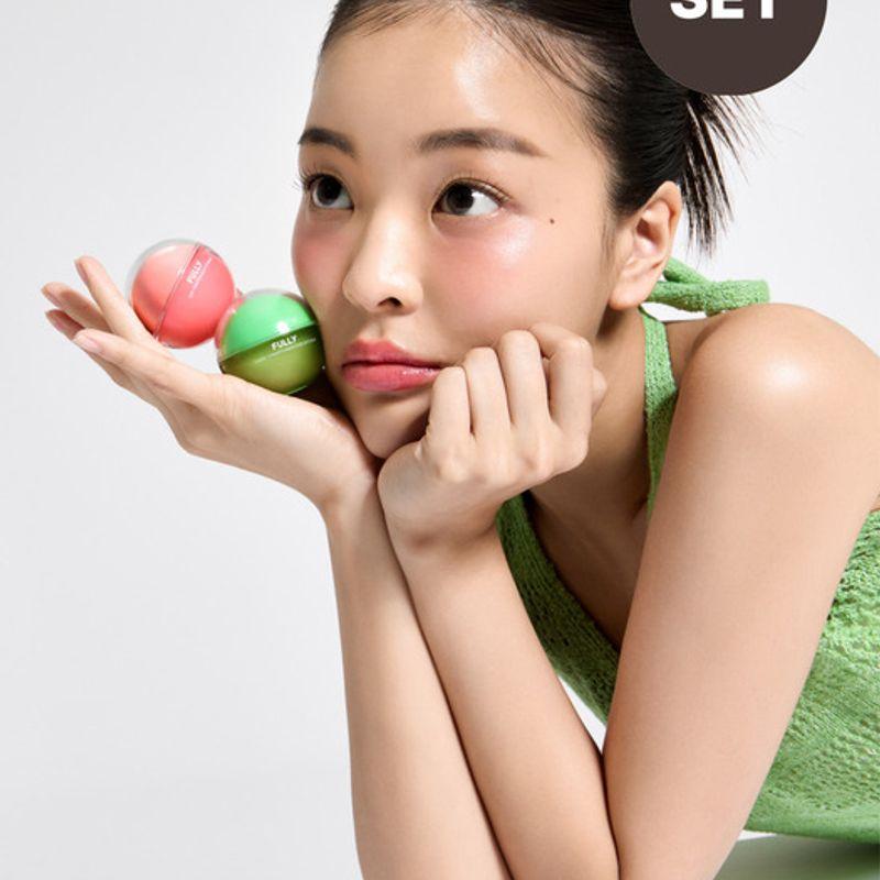 

[НАБОР] Полный уход за губами, набор из 2 предметов (Красная томатная желейная маска для губ + Зеленый томатный смузи скраб для губ) 1+1 Green Tomato Smoothie Lip Scrub