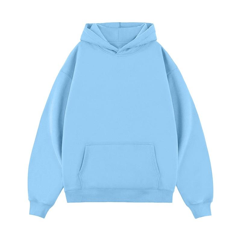 Heren Oversized Hoodie met Verlaagde Schouders Zwaar 220g Katoenmix Streetwear Sweatshirt Losse Pasvorm
