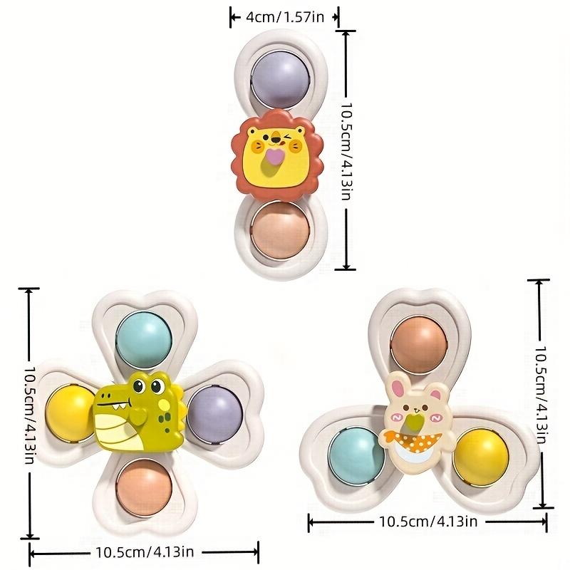 

Красочный детский прорезыватель с мультяшными животными Безопасный, АБС-материал, Нетоксичный для детей 0-1 года, Идеален для стола, автомобиля и кроватки, Детский прорезыватель