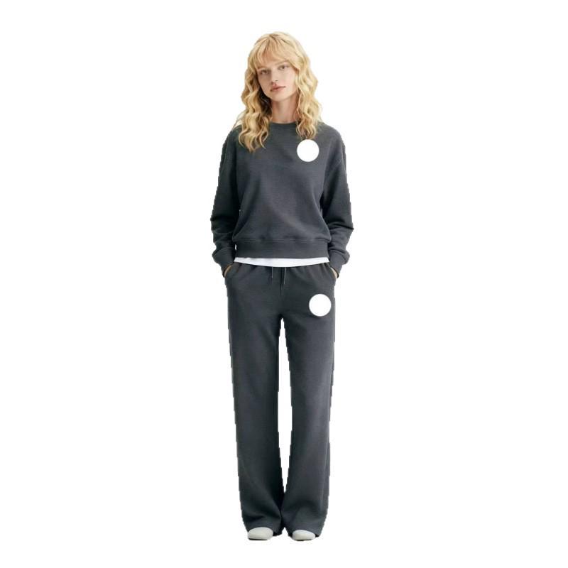 26 Styles 3D Reflective Letter Hoodie & Straight-Leg Pants Set - Comfortable Casual Wear