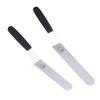1Pc Icing Spatula Set - 6/8/10 Inch Angled Stainless Steel, Curved Offset Blade for Cake Frosting, Pastry Cream & Baking