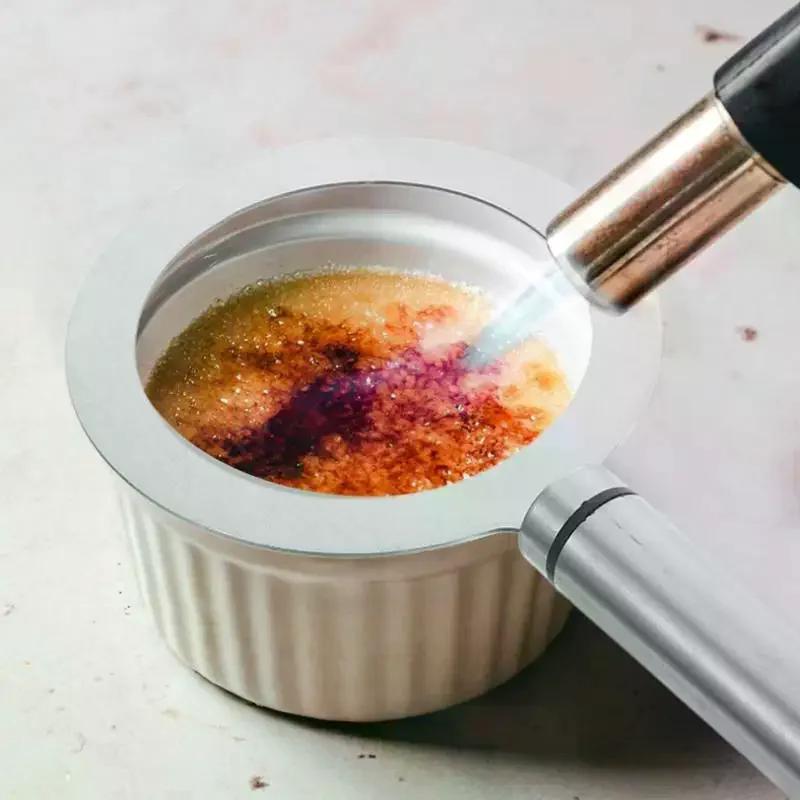 Professional Stainless Steel Brulee Rings For Milk Tea Cups Baking Tools Heat Resistant Dessert Shop Supplies Home