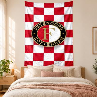 Feyenoord Rotterdam Tapestry Highquality for Decorating Living Room Bedroom Dorm Walls Ideal As Bedroom Wallart Orholiday Gift