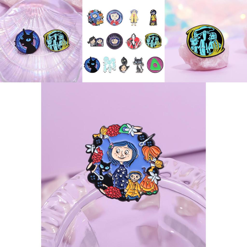 Einzigartiges Cartoon-Charakter-Design Legierungsbrosche für Sammler und Modebegeisterte
