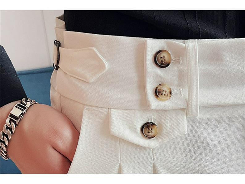 Men's Korean Style High-Waisted Straight Casual Trousers - Fashionable and Trendy Naples Design.
